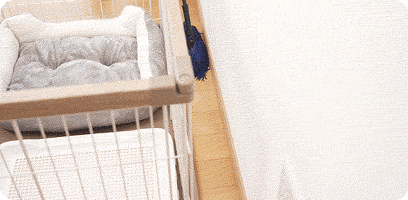 隙間をおそうじ